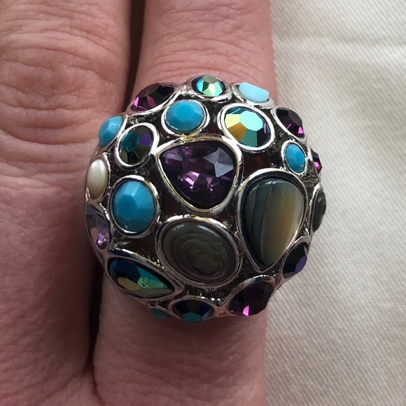 Lia Sophia Jewelry - Lia Sophia Multi Colored Fireworks ring, Size 7